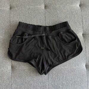 Lululemon Black Hotty Shorts